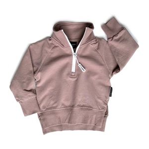Little Bipsy Zip Pullover Dusty Plum NWT 2T-3T